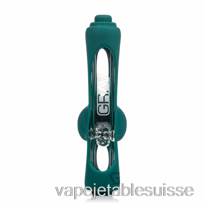Vape Suisse Grav Mini Rouleau Compresseur Avec Peau En Silicone Sarcelle Foncée
